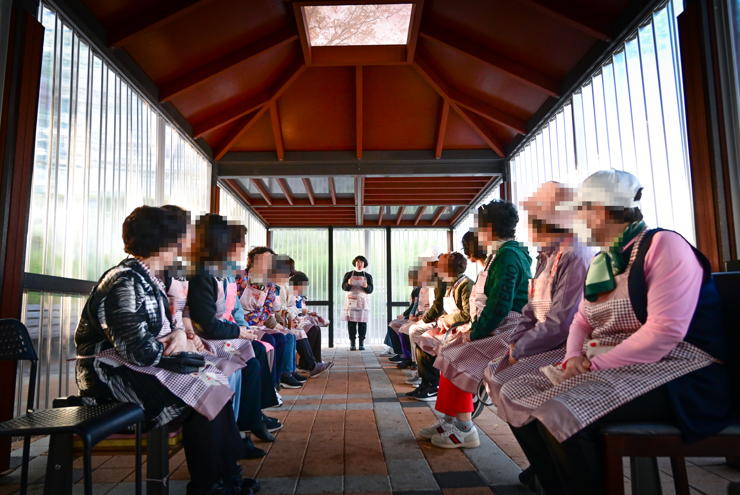 직원들의 전문적 역량 강화를 위한 간담회 시간